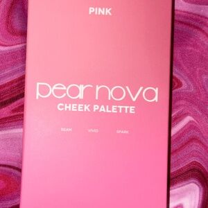 Pear Nova Cheek Palette Pink Beam Vivid Spark 3 Shades Cream Matte Pearl New